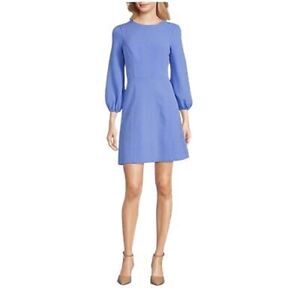 NEW Eliza J Seamed Long Sleeve Dress in Periwinkle Size 12